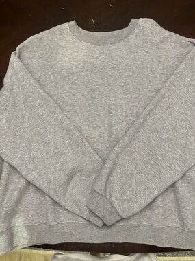 Skims Heather Gray Crewneck Sweatshift